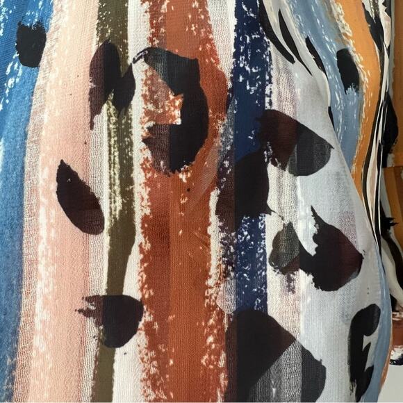 Hutch Anthropologie Melissa Striped Blouse Size XS - Picture 7 of 13